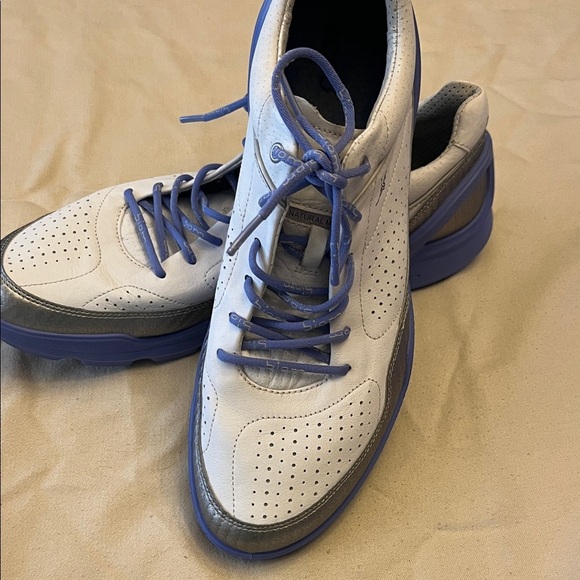 Ecco White and Purple Men's Sneakers size 41  US MEN’S SIZE 8 - Picture 3 of 8